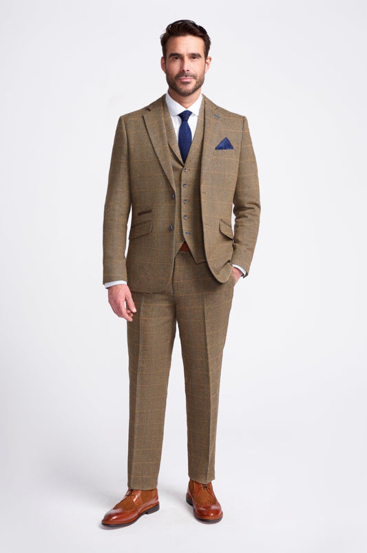 Albert Brown Three-Piece Suit
