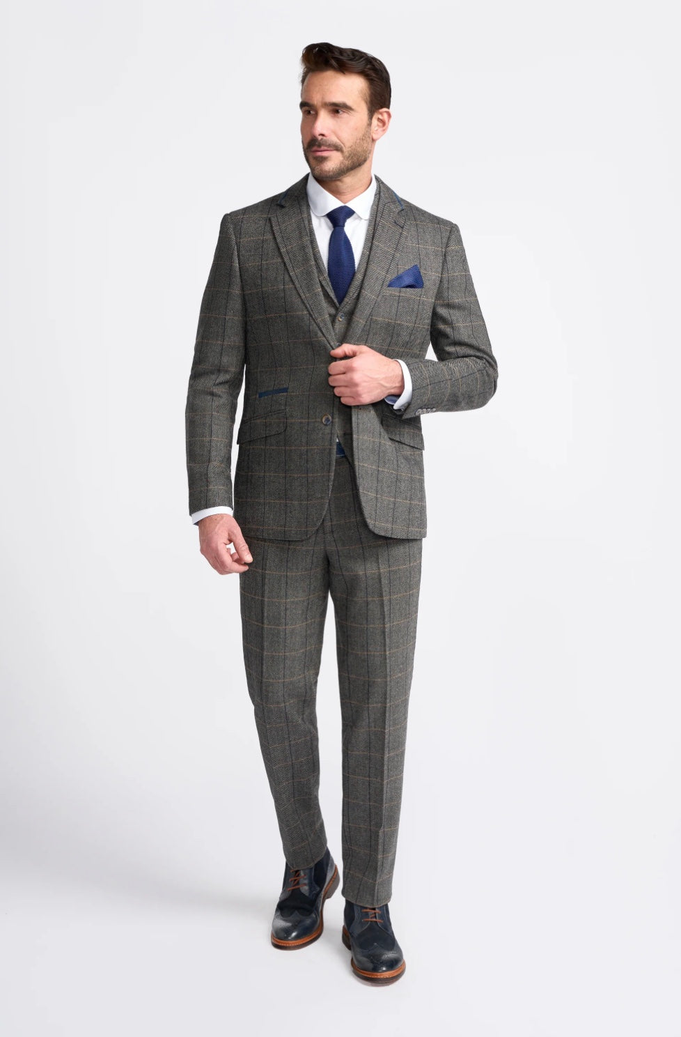Albert Grey Three-Piece Suit