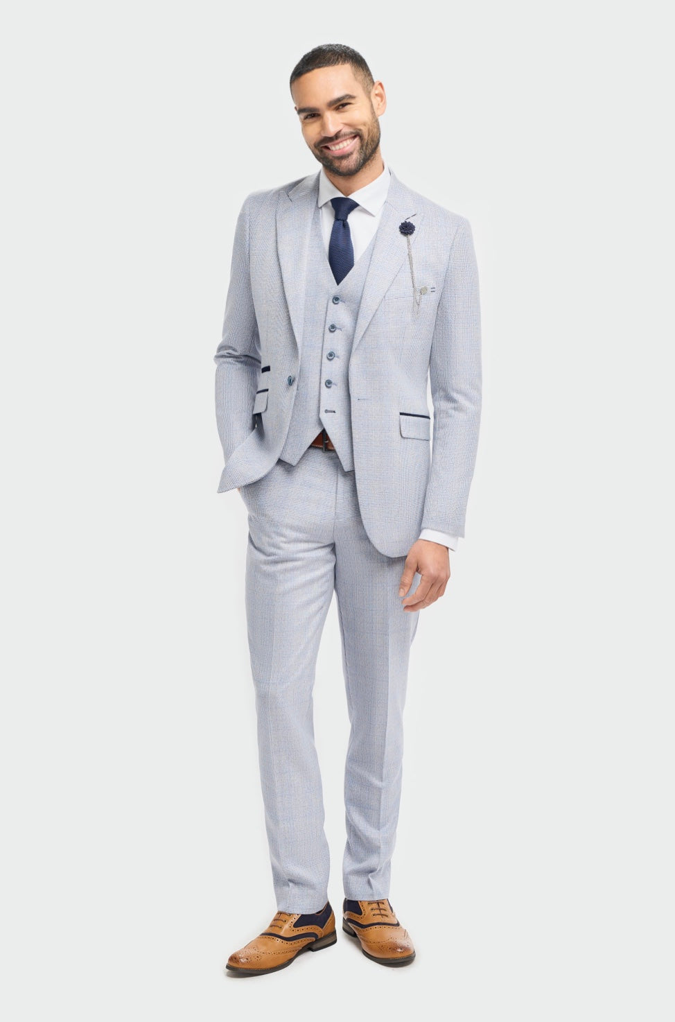 Caridi Sky Three-Piece Suit