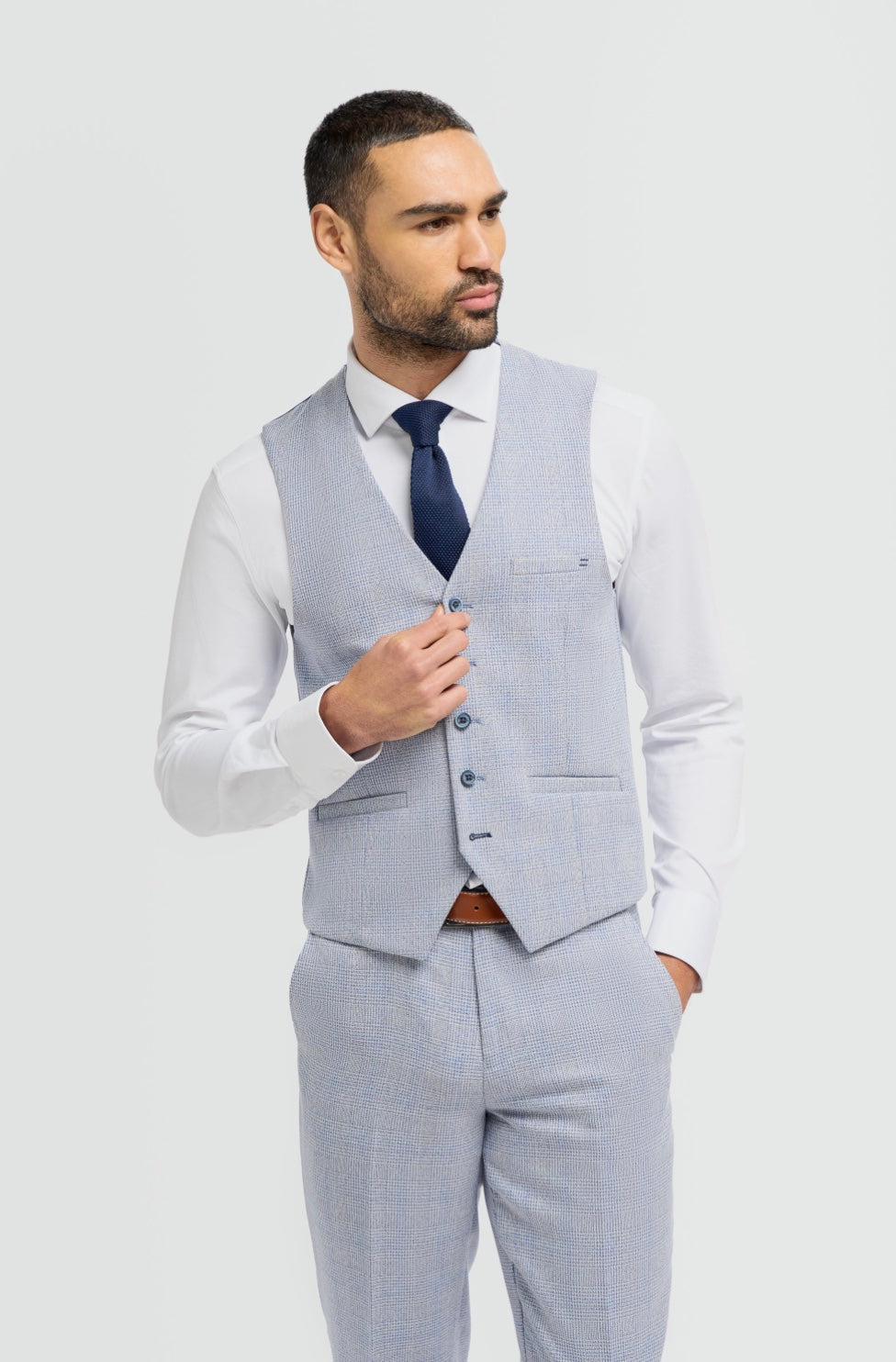 Caridi Sky Three-Piece Suit