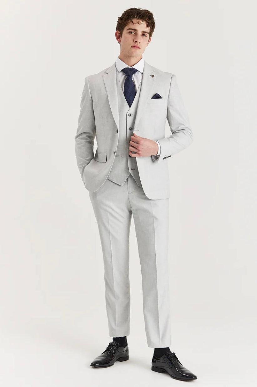 Belmont Silver Three-Piece Suit