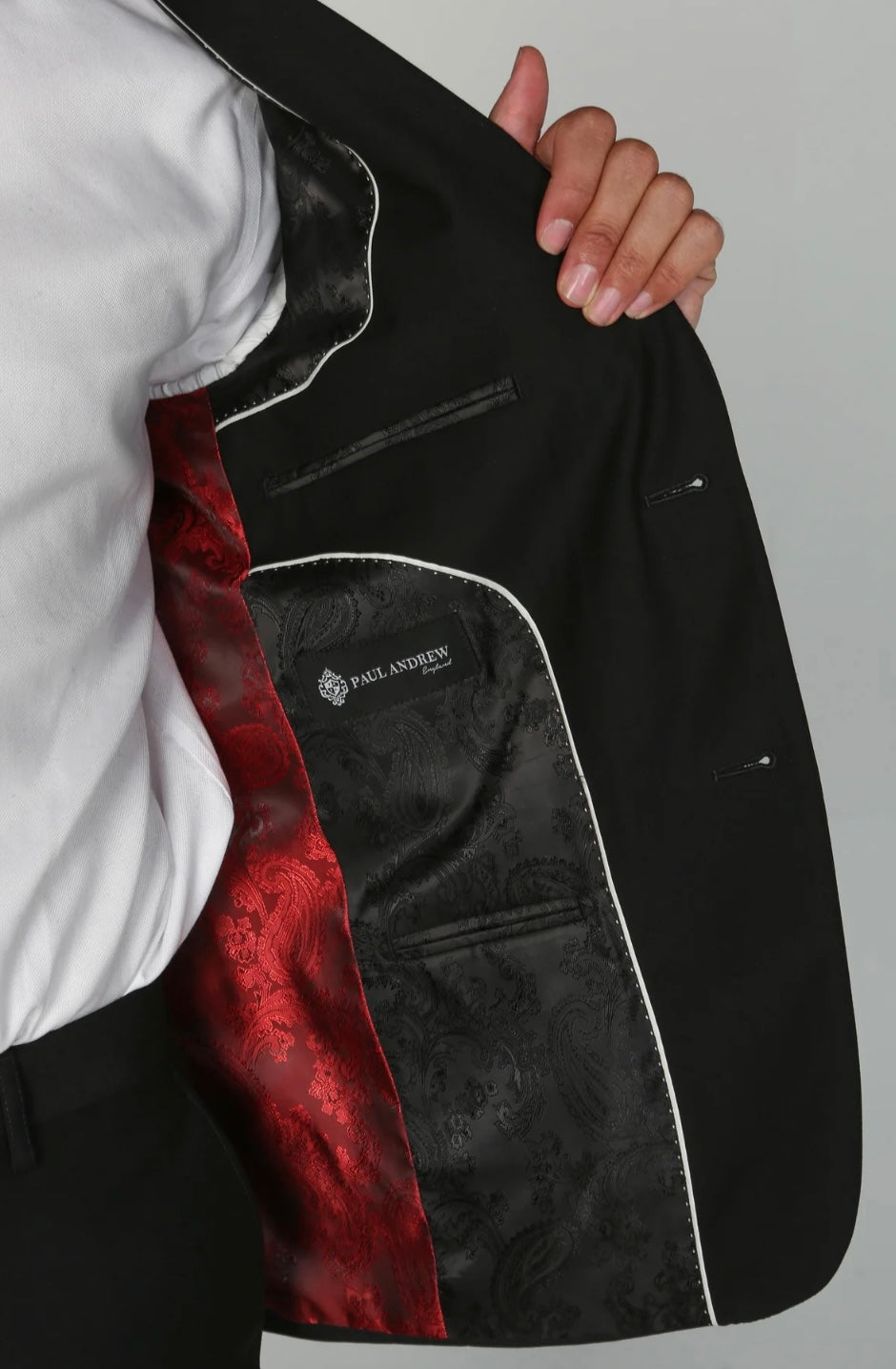 Parker Black three-Piece Suit