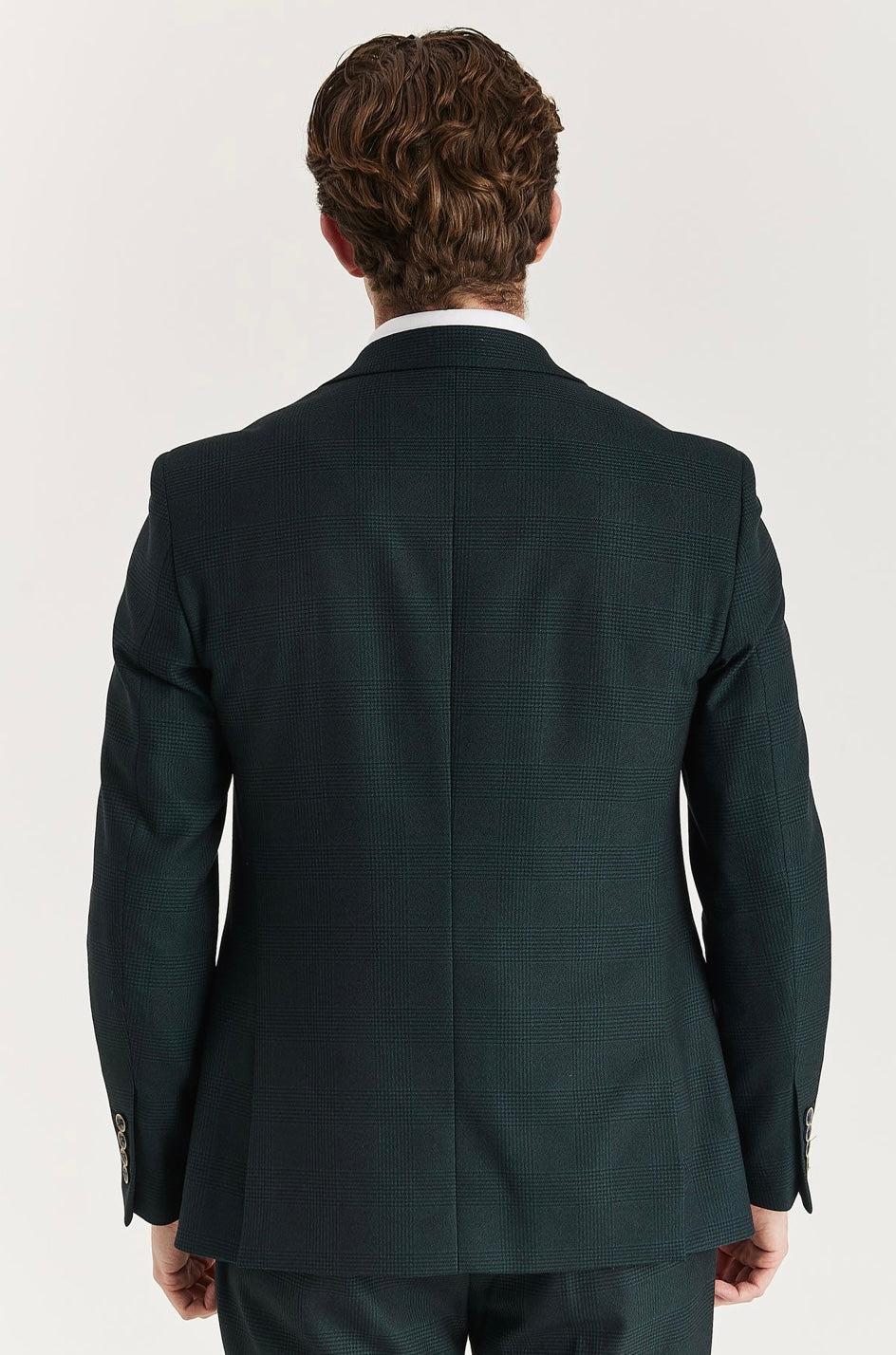 Jasper Green Check Three-Piece Suit