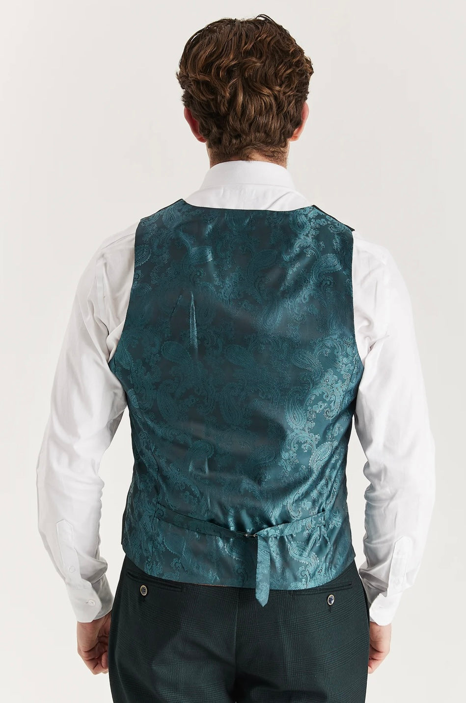 Jasper Green Check Three-Piece Suit