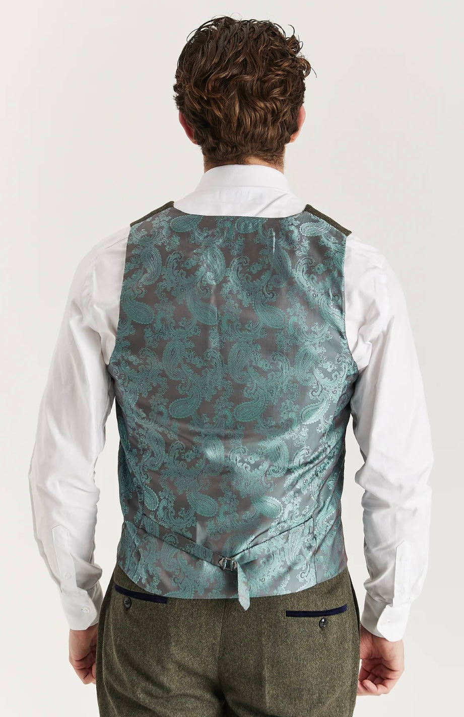 Oscar Green Tweed Three-Piece Suit
