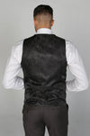 Charle's Charcoal Three-Piece Suit