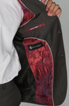Charle's Charcoal Three-Piece Suit