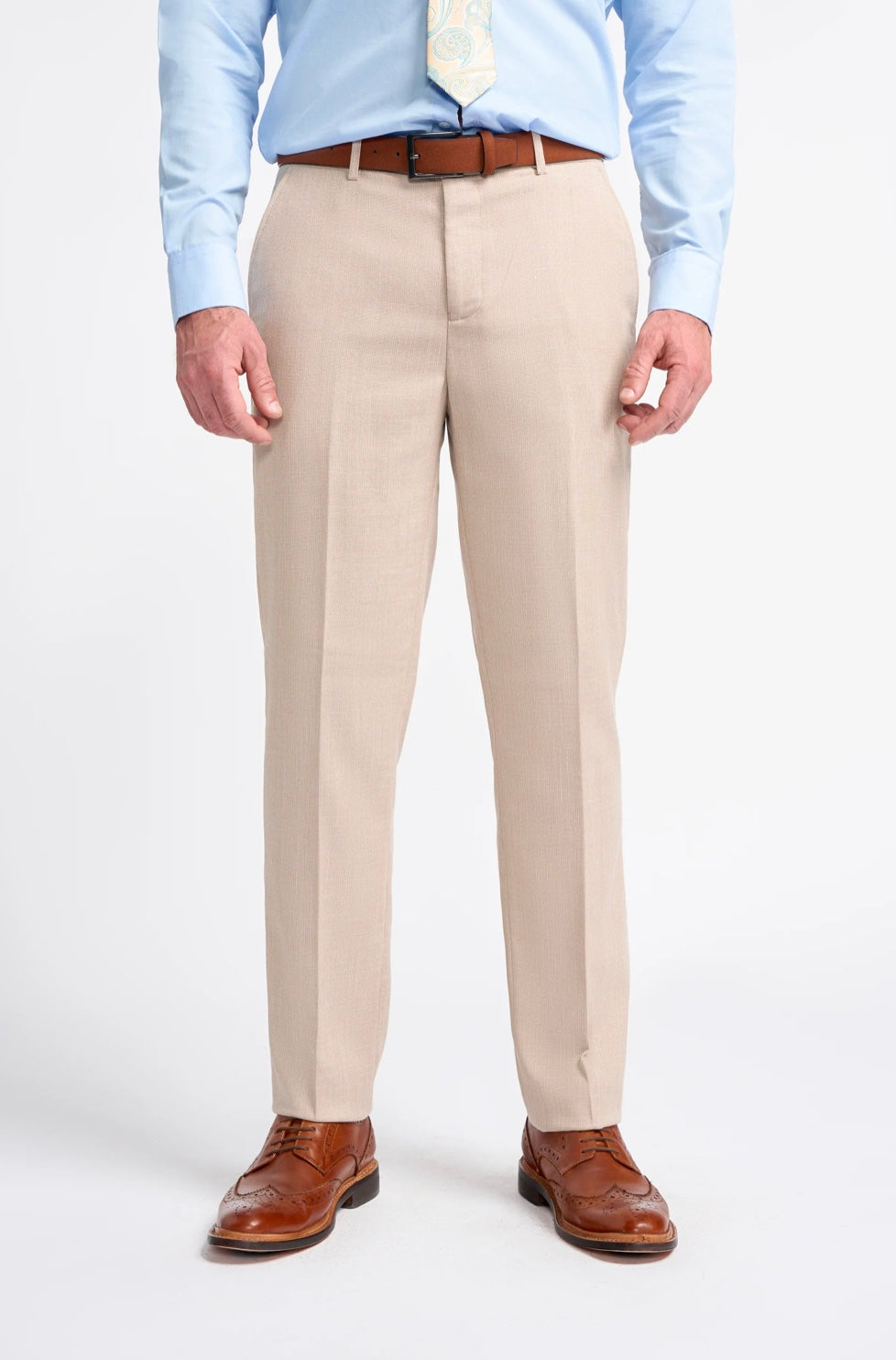 Miami Beige Three-Piece Suit