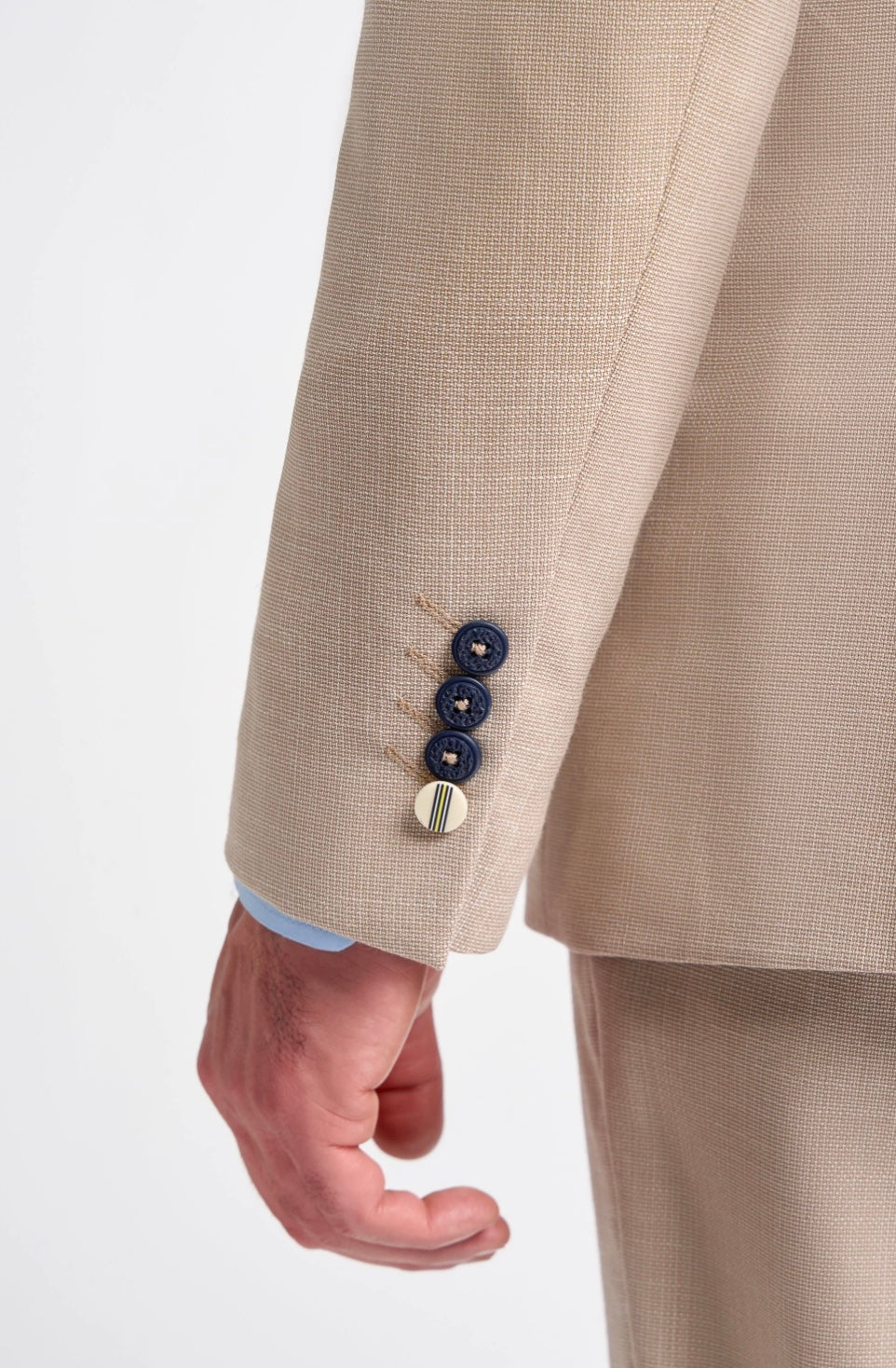 Miami Beige Three-Piece Suit