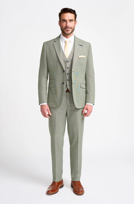 Miami Sage Three-Piece Suit