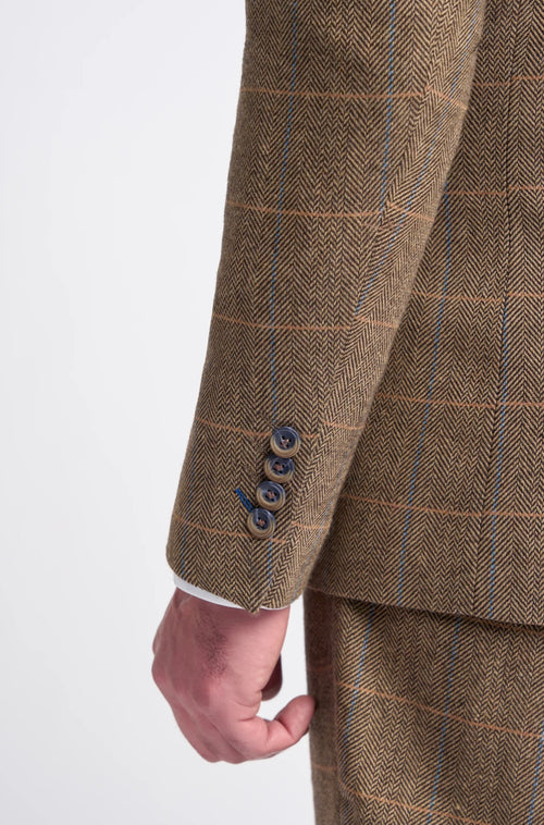 Albert Brown Three-Piece Suit