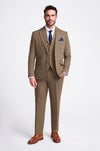 Albert Brown Three-Piece Suit