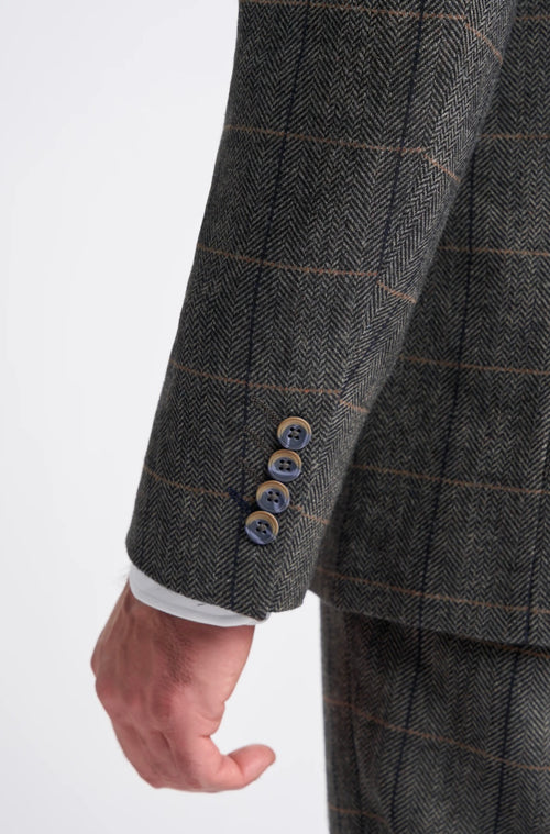 Albert Grey Three-Piece Suit