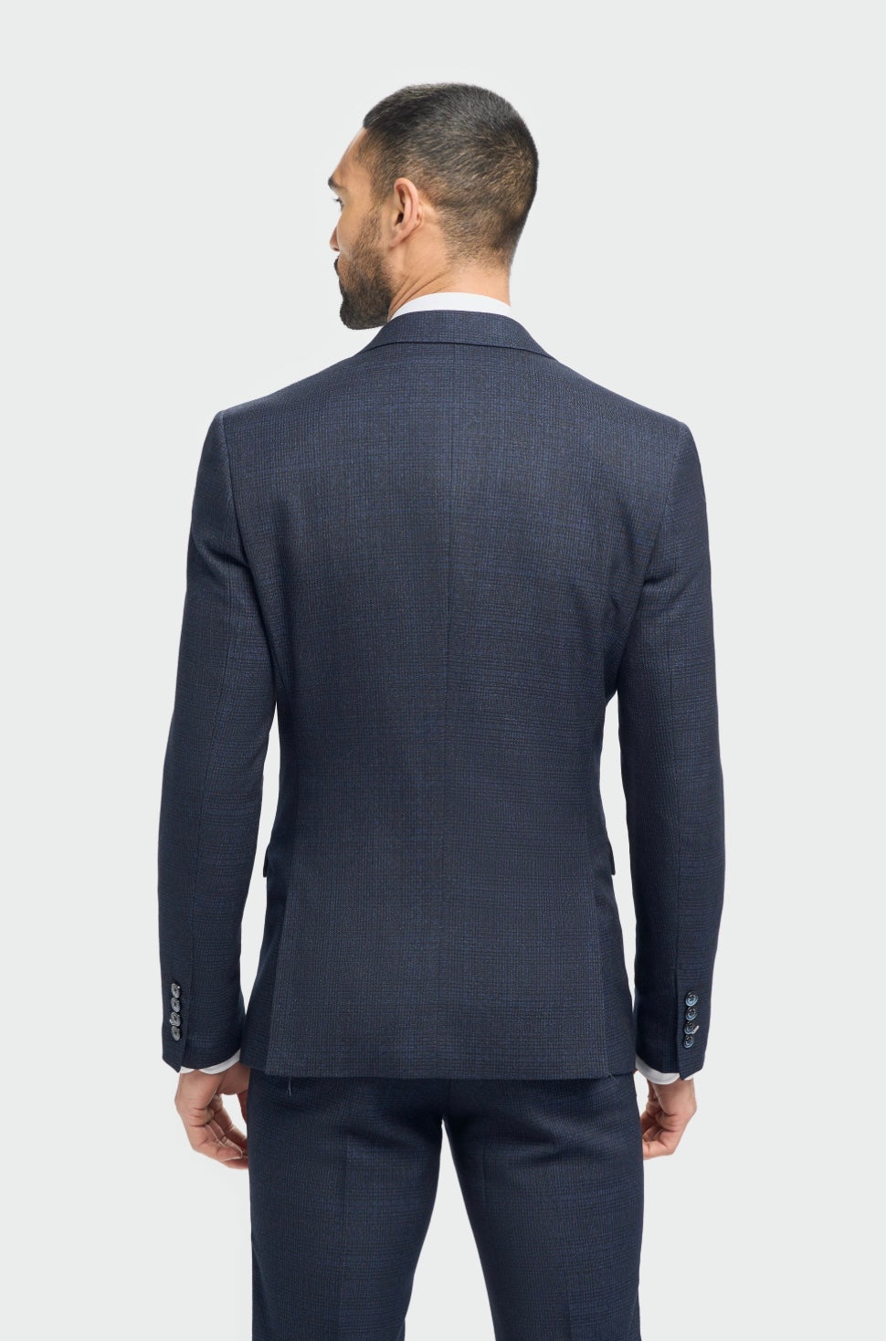 Caridi Navy Three-Piece Suit