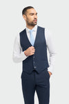 Caridi Navy Three-Piece Suit