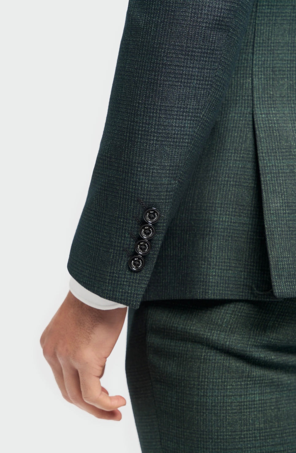 Caridi Olive Three-Piece Suit
