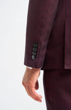 Caridi Wine Three-Piece Suit