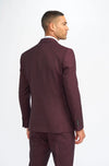 Caridi Wine Three-Piece Suit