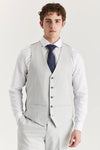 Belmont Silver Three-Piece Suit