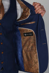 Mayfair Blue textured Three-Piece Suit