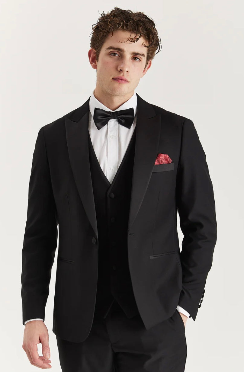 Harry Black Three-Piece Tuxedo